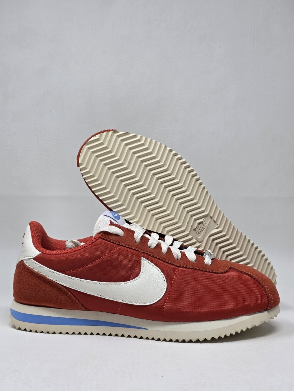 Nike Cortez Women's Size 7.5 IB1857-600 Crimson Red White Running Shoes New